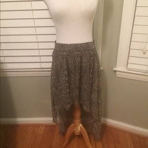 High low skirt